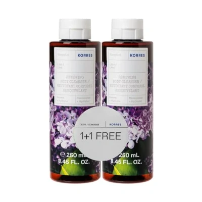 Afbeelding van Korres Lilac Shower GEL 1+1 SET Bad &amp; bodyset, Maat: One Size,