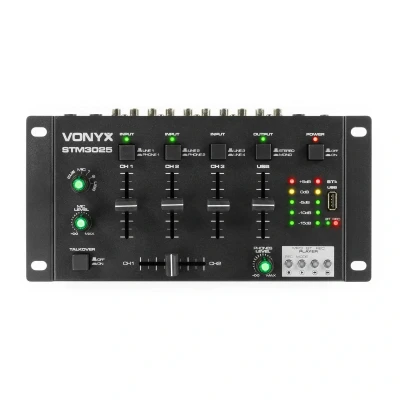 Afbeelding van Vonyx STM3025B mixer 4 kanaals met Bluetooth en USB mp3 speler