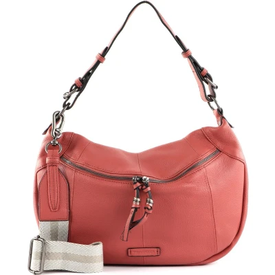 Afbeelding van FREDsBRUDER Leren Schoudertas Pruvia Hobo Light Rust Terracotta