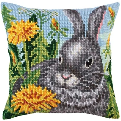 Afbeelding van Collection d&#039;Art Kussen KIT/Sun DANDELIONS/40 x 40, Multi, 40 40cm