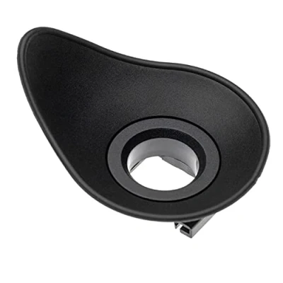 Afbeelding van vhbw Oogschelpzoeker compatibel met Canon EOS 1200D, 200D, 300D voor camera, spiegelreflexcamera DSLR oculair, zwart, draaibaar, druppelvorm
