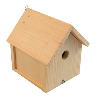 Afbeelding van Windhager Nestkasten bouwpakket Robin, vogelhuisje vogelnestkast broedplaats, om zelf te bouwen en beschilderen, beige, incl. kleuren kwasten, 06946