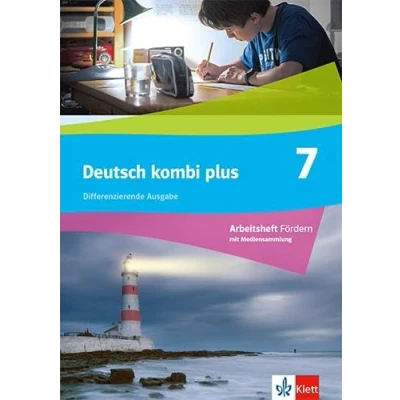 Afbeelding van Deutsch kombi plus 7. Differenzierende Ausgabe: Arbeitsheft Fördern mit Mediensammlung Klasse 7
