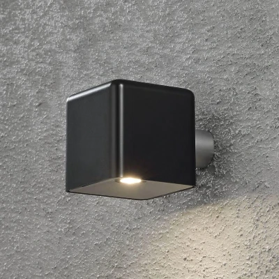 Afbeelding van Konstsmide Amalfi Nova 7681 750 LED buitenlamp (wand) Energielabel: G (A G) vast ingebouwd 3 W Zwart