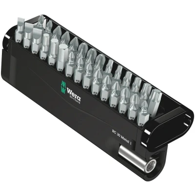 Afbeelding van Wera 30 delige bitset Bit Check Metal 1