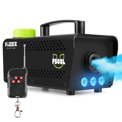 Afbeelding van Fuzzix F503L Party Rookmachine 500 Watt met 3 RGB LEDs en draadloze
