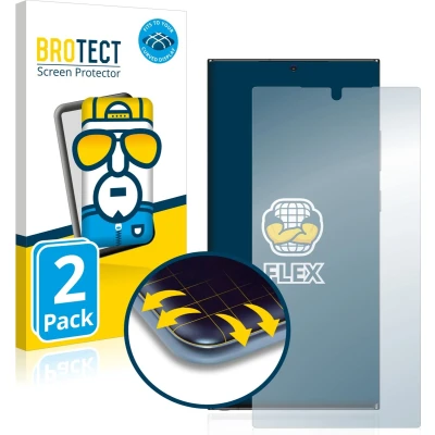 Afbeelding van BROTECT Screenprotector voor Samsung Galaxy Note 20 Ultra 5G Folie Beschermfolie transparant volledig dekking (2 Stuks)