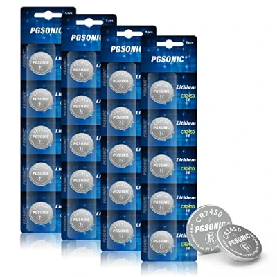 Afbeelding van PGSONIC CR2450 batterijen (20 stuks)