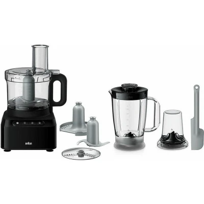 Afbeelding van Braun FP3132BK PurEase Foodprocessor Zwart