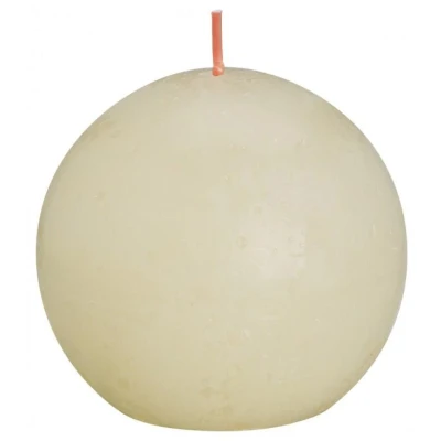 Afbeelding van Bolsius Rustiek Bolkaars Shine 76 Soft Pearl, 1 stuks