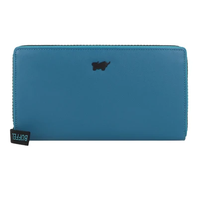 Afbeelding van Braun Büffel Capri Schutz 19 CM Portemonnee, Dames, Maat: One Size, Ocean