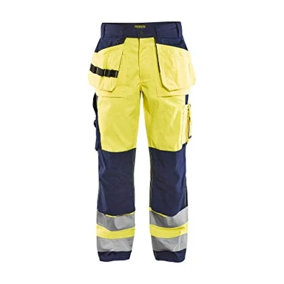 Afbeelding van Blaklader Werkbroek High Vis 1533 1860 Geel/Marineblauw C156