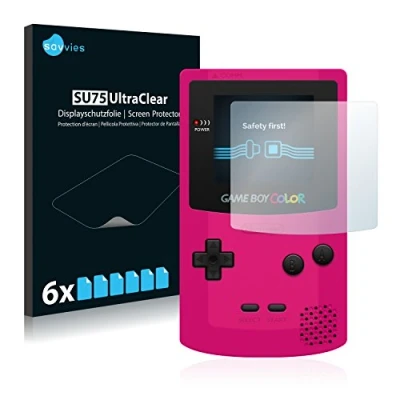Afbeelding van Savvies (6 Stuks) Schermbeschermer voor Nintendo Gameboy Color Screen Protector Ultra Transparant