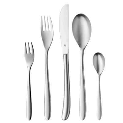 Afbeelding van WMF Silk Matt bestekset 30 delig Zilver