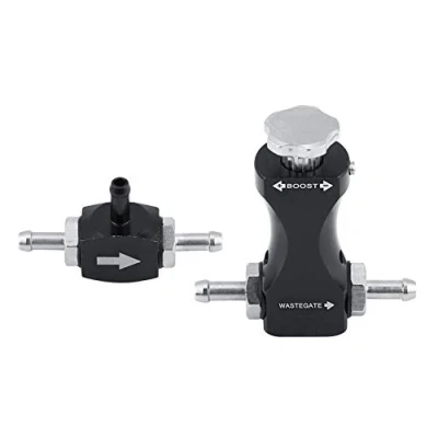 Afbeelding van Turbo Tee Bleed Valve Verstelbare Bilaterale Benzine Diesel Skyline Manual Boost Controller Kit Universeel voor auto