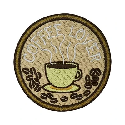 Afbeelding van Coffee Lover Koffiepatch om op te strijken, drankpatches, strijkpatches, patches, patches Finally Home