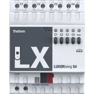 Afbeelding van Theben luxorliving s4 schakelactor 4 kanaals 4800420