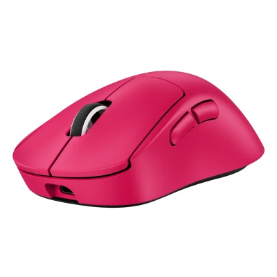 Afbeelding van Logitech G Pro X SUPERLIGHT 2 DEX LIGHTSPEED draadloze gamingmuis, 60g Grade lichtgewicht muis met 5 programmeerbare knoppen, 32k DPI sensor, opladen via USB C, voor pc/Mac Roze