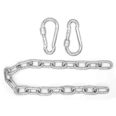 Afbeelding van 50cm Hangende Stoelketting tot 230kg 2 Karabijnhaken Schommel Hangmat Bokszak Ophanging