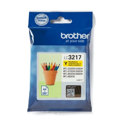 Afbeelding van Brother LC 3217Y Inktcartridge Geel