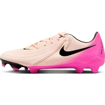 Afbeelding van Nike Performance Phantom GX II Academy Voetbalschoenen met Kunststof noppen, Heren, Maat: 39, Crimson tint/black/pink blast