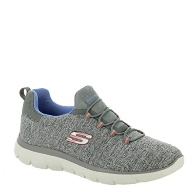 Afbeelding van Skechers Summits quick Getaway dames sneaker, Grijs Blauw Gybl, 39 EU Breed