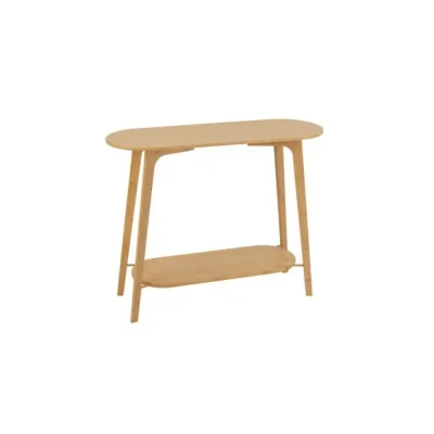 Afbeelding van J Line console Square bamboe naturel