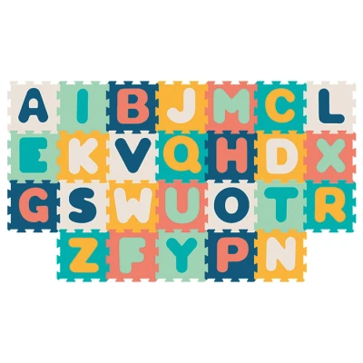 Afbeelding van Ludi Sensorisch speelgoed foamtegels letters (26 stuks)