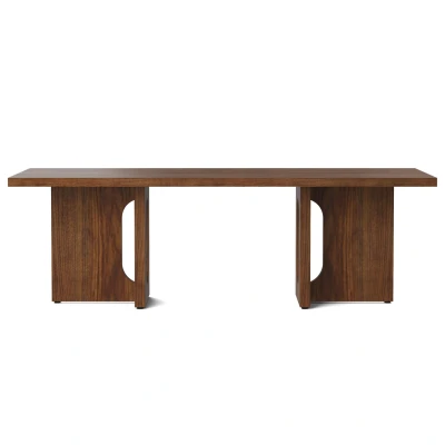 Afbeelding van Audo Copenhagen Androgyne salontafel 120x45 walnoot