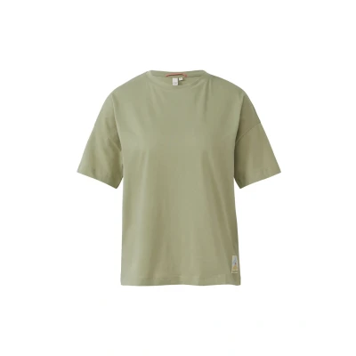 Afbeelding van QS Tshirt basic, Dames, Maat: XS, Salbeigrün