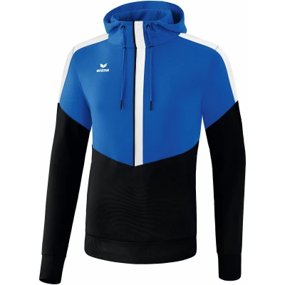 Afbeelding van Erima Squad sweatshirt met capuchon new royal/zwart/wit 34 / L