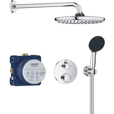 Afbeelding van GROHE QuickFix Precision Thermostat Perfect inbouw douchesysteem met