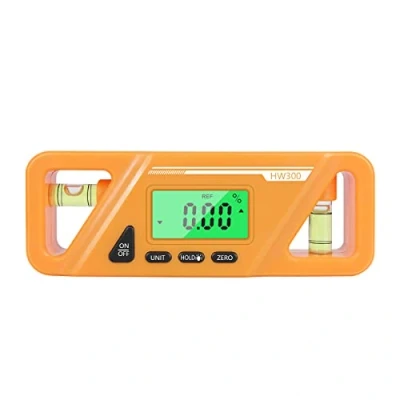 Afbeelding van KKnoon Magnetische digitale gradenboog absolute en relatieve meting hoek hellingsomzetting, kantelmeter, veelzijdig clinometer, lcd display met achtergrondverlichting