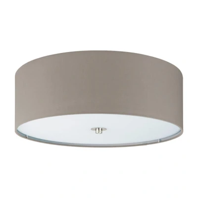 Afbeelding van EGLOÂ PasteriÂ Â PlafondlampÂ 3Â LichtsÂ Ã ̧475Â mm.Â Nikkel MatÂ Taupe