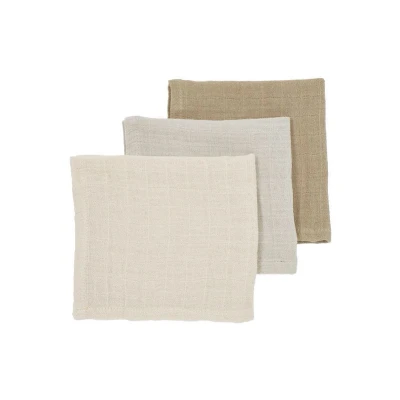Afbeelding van Meyco Monddoekjes Pre washed Soft Sand/Greige/Taupe
