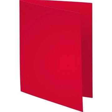 Afbeelding van Exacompta dossiermap Rock&#039;s 80, ft 22 x 31 cm, pak van 100, rood