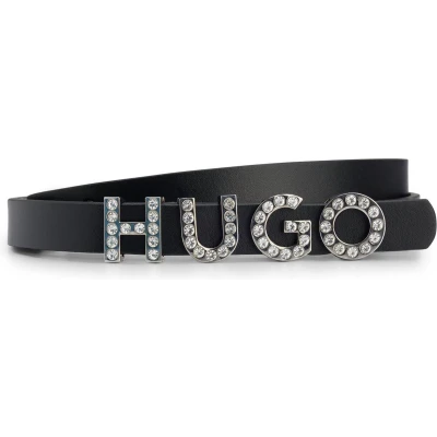 Afbeelding van HUGO Zulas Riem, Dames, Maat: 80, Black one