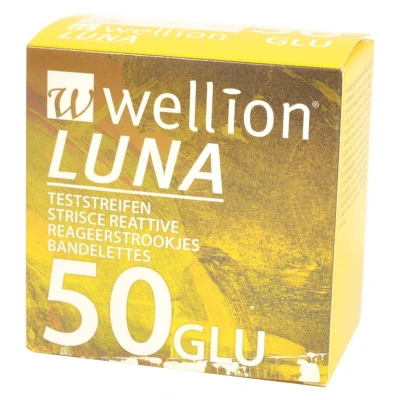 Afbeelding van Wellion Luna glucose teststrips (50 stuks)