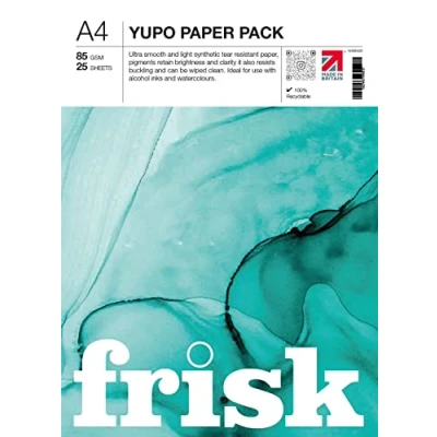 Afbeelding van Frisk 14385425 Yupo Paper Pack A4, Wit