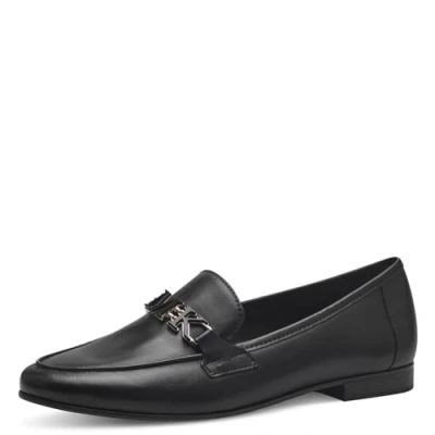 Afbeelding van Marco Tozzi by Guido Maria Kretschmer Instappers, Dames, Maat: 40, Black nappa Leer