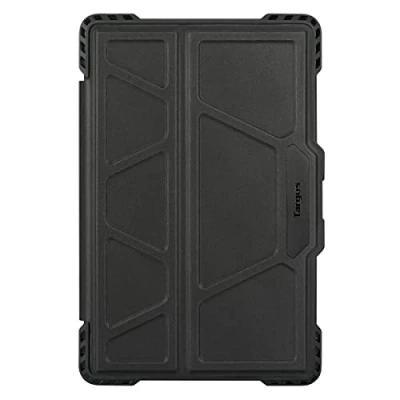 Afbeelding van Samsung Galaxy Tab A7 Hoes: Targus Pro Tek Bookcase Shockproof/Valbescherming Zwart Kunstleder Tablet Hoezen