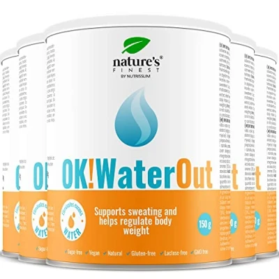 Afbeelding van Nature&#039;s Finest by Nutrisslim OK!Waterout Verfrissend drankje Ondersteuning bij waterretentie voor natuurlijk afslanken en gewichtsbeheersing Geschikt mannen vrouwen