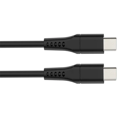 Afbeelding van USB kabel 2.0 C naar 60W, 480Mbps, vernikkeld, TPE 1 m