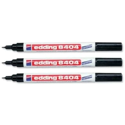 Afbeelding van edding 3 x AEROSPACE MARKER PEN 8404 PERMANENT TUIN Zwarte Inkt