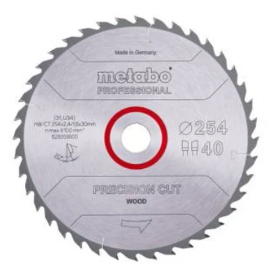 Afbeelding van Metabo 628059000 Precision Cut Cirkelzaagblad 254 X 30 40T Hout / MDF