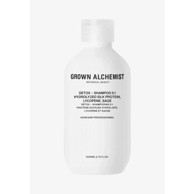 Afbeelding van Grown Alchemist Detox Shampoo 0.1 Hydrolyzed SILK PROTEIN, LYCOPENE, SAGE Shampoo, Maat: 200 ml,