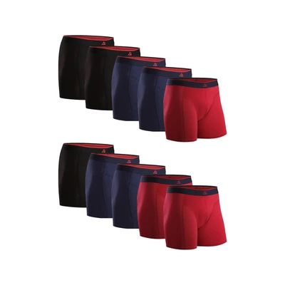 Afbeelding van Danish Endurance 10 ER PACK Onderbroeken, Heren, Maat: Large, Navy black red