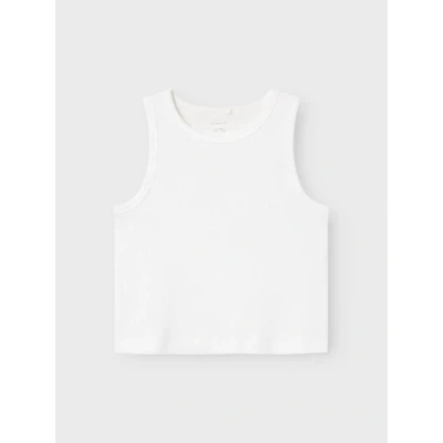 Afbeelding van NAME IT KIDS TOP NKFNAKAL SL CROP NOOS wit