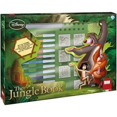Afbeelding van Multiprint Kleurset Jungle Book 22 delig Groen
