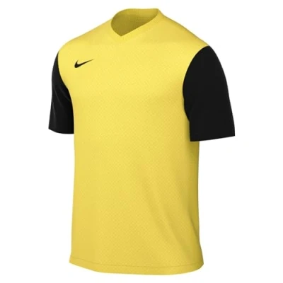 Afbeelding van Nike Heren Short Sleeve Top M Nk Df Tiempo Prem Ii Jsy Ss, Tour Yellow/Zwart/Zwart, DH8035 719, L